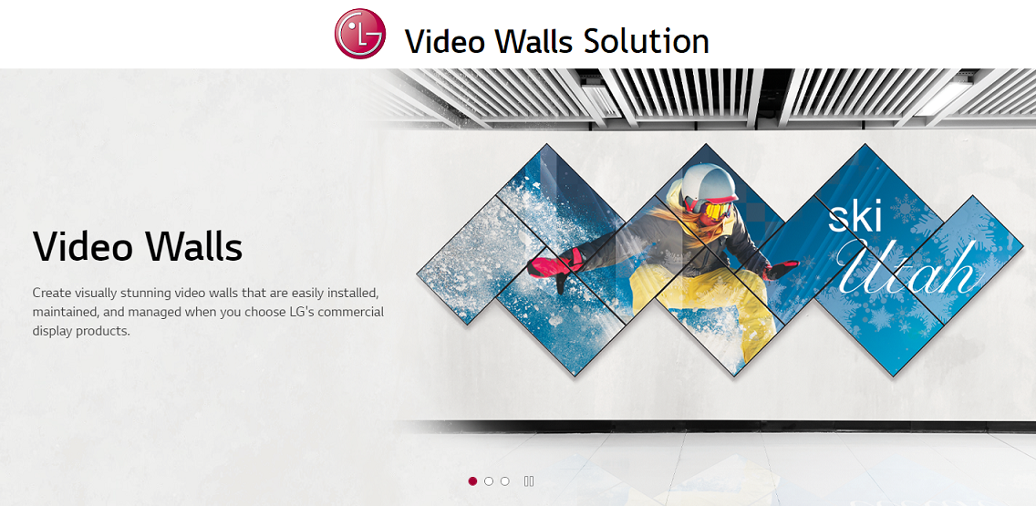 LG TV series Video Wall series